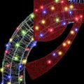 vidaXL Veniec 80 LED Viacfarebný 92 x 92 x 9,5 cm Akryl