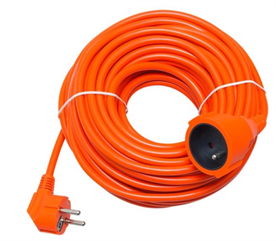 Predlžovací kábel 20m, oranžový 3x1,5 mm PR-160 Predlžovací kabel 20m, oranžový 3x1,5 mm PR-160