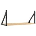 vidaXL Nástenné police 2 ks dub sonoma 60x25x25,5 cm kompozitné drevo