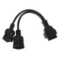 SIXTOL OBD-II redukcia 9-pin J1939 a 6-pin J1708 MECHANIC CABLE 8