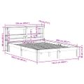 vidaXL Posteľ s matracom voskovo hnedá 120x200 cm masívna borovica