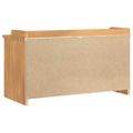 vidaXL Lavica do predsiene SANDNES 87x40x50 cm borovicový masív