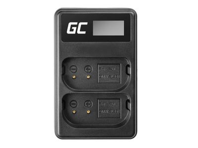 ADCB45 Green Cell Dual Charger DMW-BTC14 for DMW-BLJ31 Panasonic Lumix S1, S1H, S1K, S1R, S1RM 4.2V