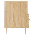 vidaXL TV skrinka dub sonoma 80x36x50 cm spracované drevo