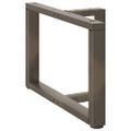 vidaXL Nohy konferenčného stolíka v tvare T, 2 ks, čierne, 60x25x(42-43) cm, oceľ