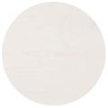 vidaXL Stolová doska okrúhla biela Ø30x3 cm masívna borovica