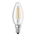 OSRAM LED žiarovka E14 4W 2700K číra,  Filament, teplá biela