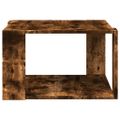 vidaXL Konferenčný stolík dymový dub 51,5x51,5x30 cm kompozitné drevo