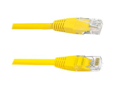 UTP Patch Kábel Lexton RJ45 CAT5E 0,5m 8P8C 1:1 Žltý