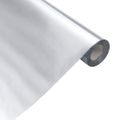vidaXL Nálepky na nábytok samolepiace strieborné 90x500 cm PET