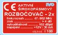 Ivo I100 IEC aktívny rozbočovač na 2 TV so zdrojom 12V