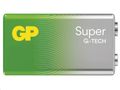 Hliníková batéria GP Super Alkalická 9V (6LR61)