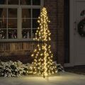 vidaXL Vianočný stromček 240 LED Teplá biela 180 cm PET