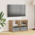 vidaXL Stojan na televízor 79 x 40 x 48 cm Remeselný dub