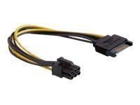 Elektrický kábel - SATA napájanie (M) na 6 pin PCIe power (M) - 21 cm
