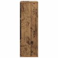 vidaXL Servírovacia skriňa so zásuvkou Staré drevo 25,5 x 22 x 69,5 cm