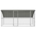 vidaXL Klietka pre sliepky 2 ks Strieborná 400 x 200 x 200 cm