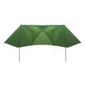 vidaXL Auto Stan 350 x 250 cm Zelená Polyester a oceľ