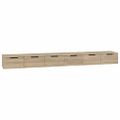vidaXL Nástenné skrinky 2 ks dub sonoma 102x30x20 cm spracované drevo