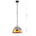 vidaXL Industriálna vintage závesná lampa 25 W, farebná 31 cm E27