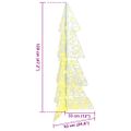 vidaXL Vianočný stromček 100 LED Teplá biela 120 cm Akryl