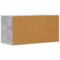 vidaXL TV skrinka ELST 80 x 35 x 40 cm Betónová šedá Kompozitné drevo