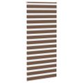 vidaXL Zebra roleta hnedá 110x200 cm šírka látky 105,9 cm polyester