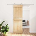 vidaXL Posuvné dvere 70 x 210 cm Masívne borovicové drevo (neupravené)