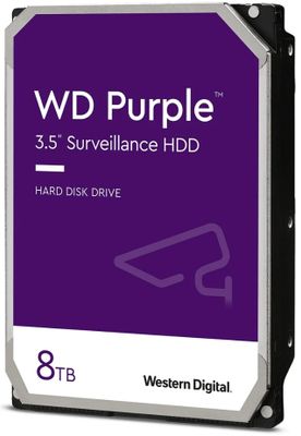 HDD 3.5" 8TB 128MB Western Digital PURPLE pre kamerové systémy CP-PR-158