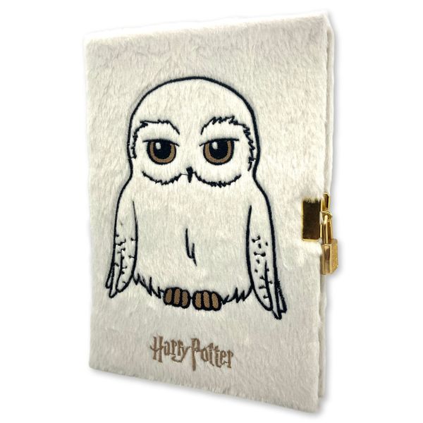 Zápisník Harry Potter - Plyšová Hedvika so zámkom