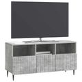 vidaXL TV skrinka Betónovo sivá 102 x 34,5 x 50 cm Kompozitné drevo