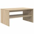 vidaXL Konferenčný stolík Sonoma dub 80 x 50 x 40 cm Kompozitné drevo