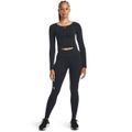 Dámske tričko Train Seamless LS Black - Under Armour, veľkosť M, veľkosť oblečenia M