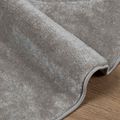 vidaXL Koberec do interiéru GALATI Sivá Ø 160 CM Polyester