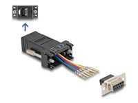 D-Sub 9 pin female to RJ12 female Assemb