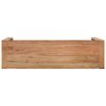 vidaXL Konzolový stolík 110x30x76 cm masívne akáciové drevo