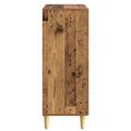 vidaXL Servírovacia skriňa Staré drevo 33 x 34,5 x 90 cm