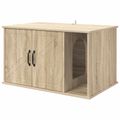 vidaXL Mačka Dom Sonoma 85 x 55 x 50,5 cm Kompozitné drevo