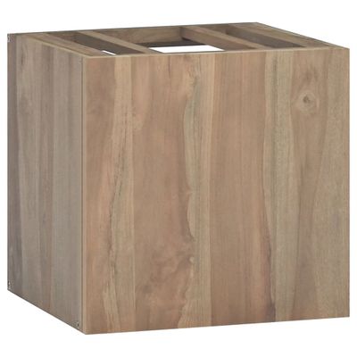 vidaXL Nástenná kúpeľňová skrinka 46x25,5x40 cm masívne tíkové drevo