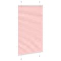 vidaXL Plisovaná roleta ružová 70x100 cm šírka látky 69,4 cm polyester