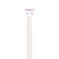 vidaXL Lodné lano biele 4 mm 25 m polypropylén