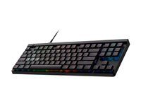 Logitech G G515 RAPID - Klávesnica - nízkoprofilová, analógová - TKL - podsvietenie - USB - QWERTZ - česká - čierna