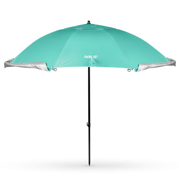 Plážový slnečník / paraván NILS Camp NC17114 240 cm zelený