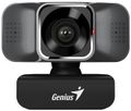 GENIUS FaceCam Quiet/ Full HD 1080P/ USB/ mikrofon Webkamera, Full HD 1080P, dva mikrofony, USB 2.0, cerná