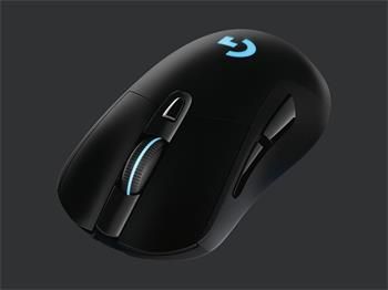 Logitech myš Gaming G703 Lightspeed Wireless/ optická / HERO 16k/ 6 tlačidiel / 12000dpi - čierna