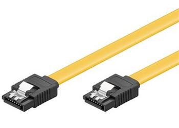 PremiumCord 0,5m SATA 3.0 dátový kábel 1.5GBs / 3GBs / 6GBs, kov.západka