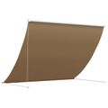 vidaXL Markíza Béžová 200 x 150 cm 180 g / m² polyester s PU povrchom