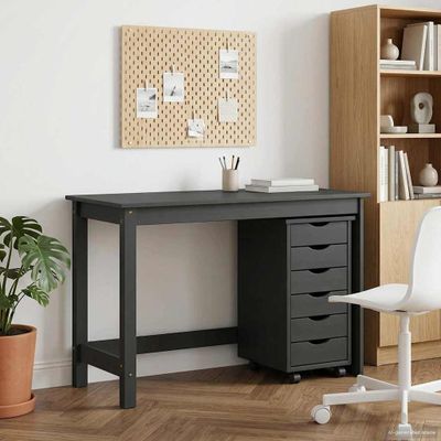 vidaXL Stolový a kolekčný set MOSS 2 pcs Sivá