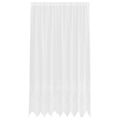 vidaXL Čipková záclona Biela 200 x 200 cm Polyester