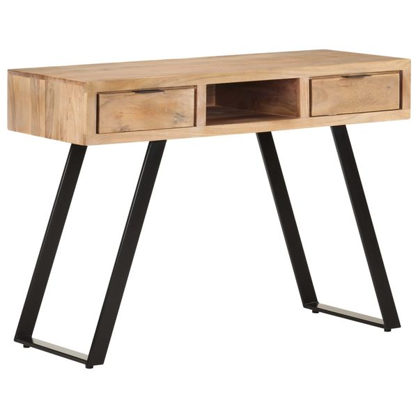 vidaXL Stolík 107x45x79 cm akáciový masív s prirodzenými hranami